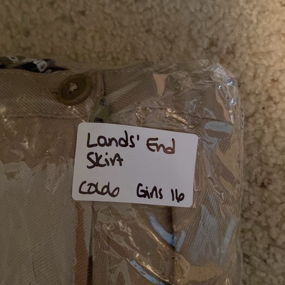 Lands’ End Girls School Uniform Box Pleat Skirt Size 16 - Picture 11 of 11